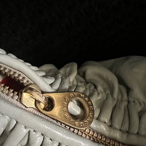 Marc by Marc Jacobs Monogram Hobo Bag - Bone/Gray Leather - Picture 12 of 12